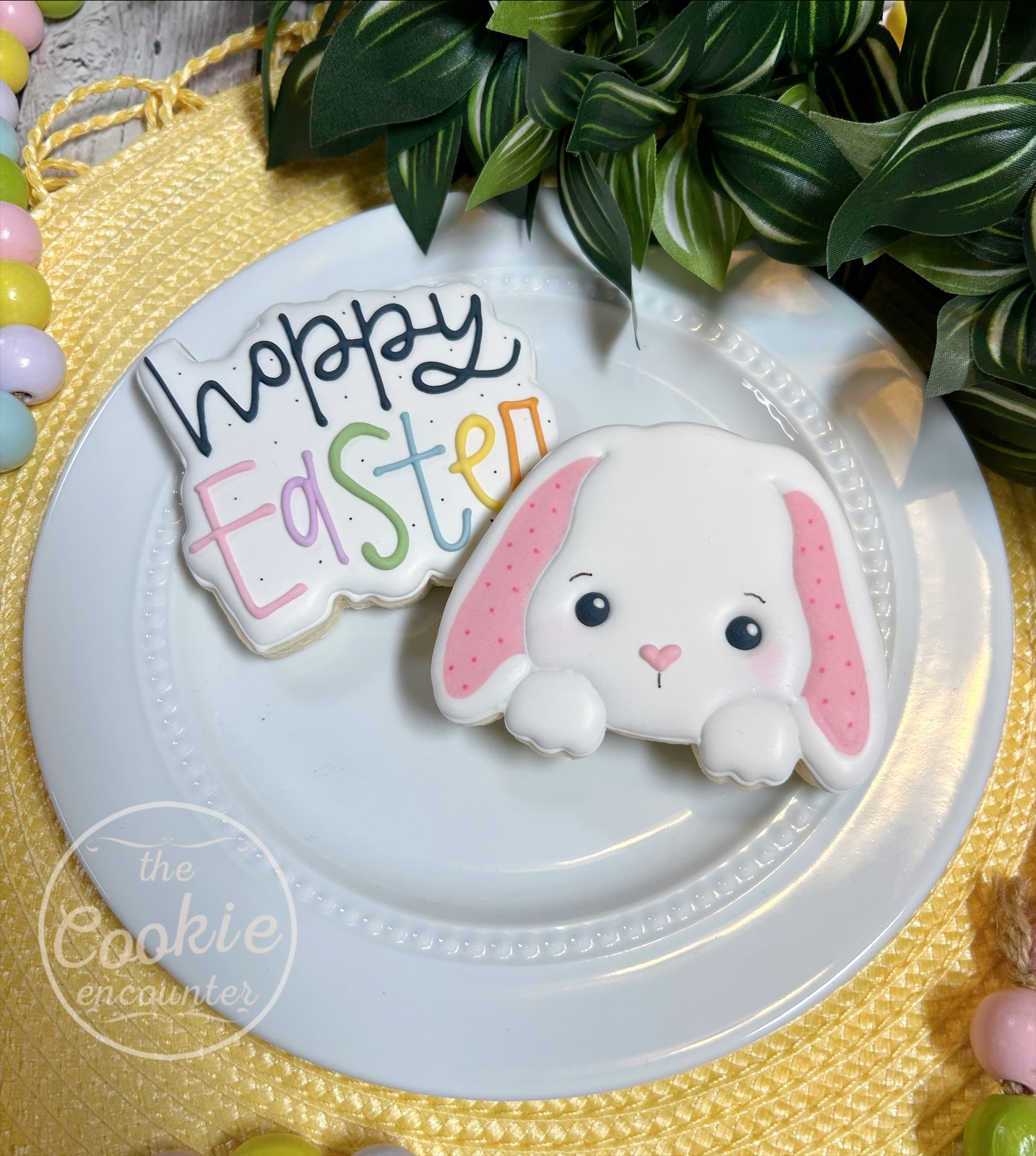 Hoppy Easter (2 cookie set)